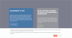 Desktop Screenshot of optikkpartner.no